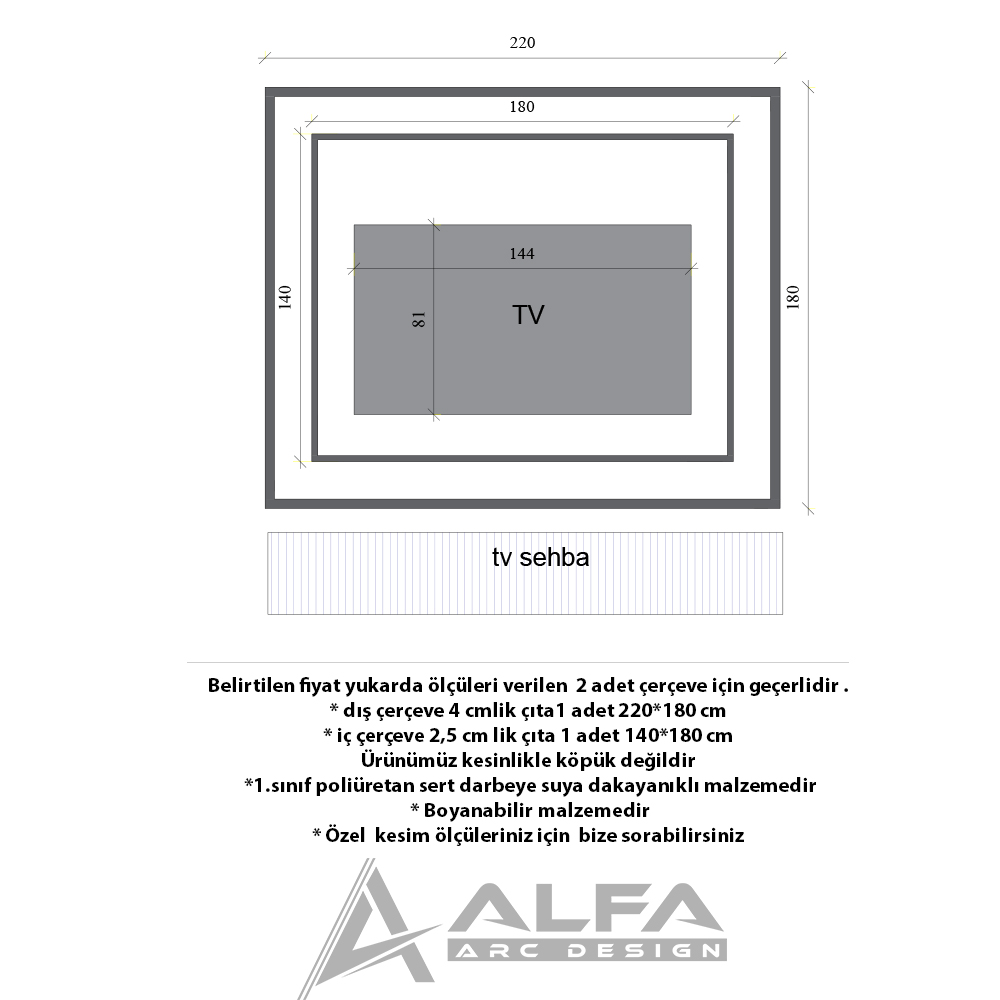 Tv%20Ünitesi%20Boyanabilir%20Çıta%20Tasarımı%20Hazır%20Kesim%20Set%20(4cm/220*180cm%201%20adet-2,5cm/%20180*140%20cm%201%20adet)