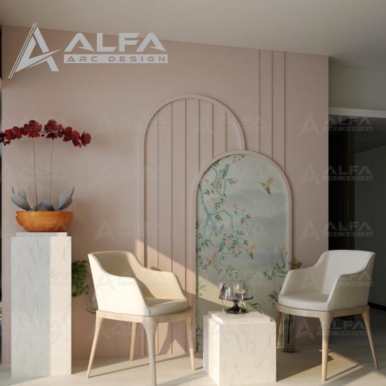  ALFA BOHEM SET CNC KESİM ÇITA VE DUVAR KAĞIDI BOYANABİLİR SET ( HOL/BALKON/SALON/ TASARIMI )